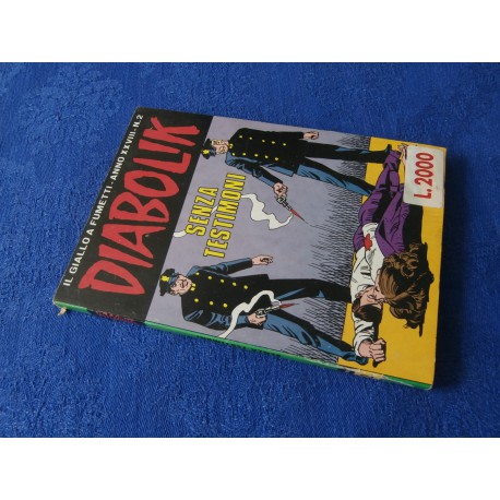 DIABOLIK anno XXVIII numero 2 PRIMA EDIZIONE