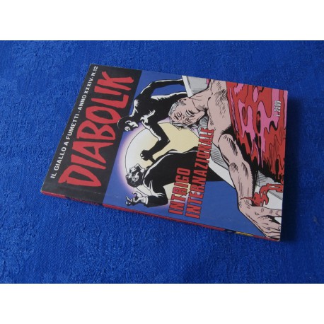 DIABOLIK anno XXXIV numero 12 PRIMA EDIZIONE